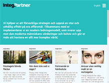 Tablet Screenshot of integpartner.com